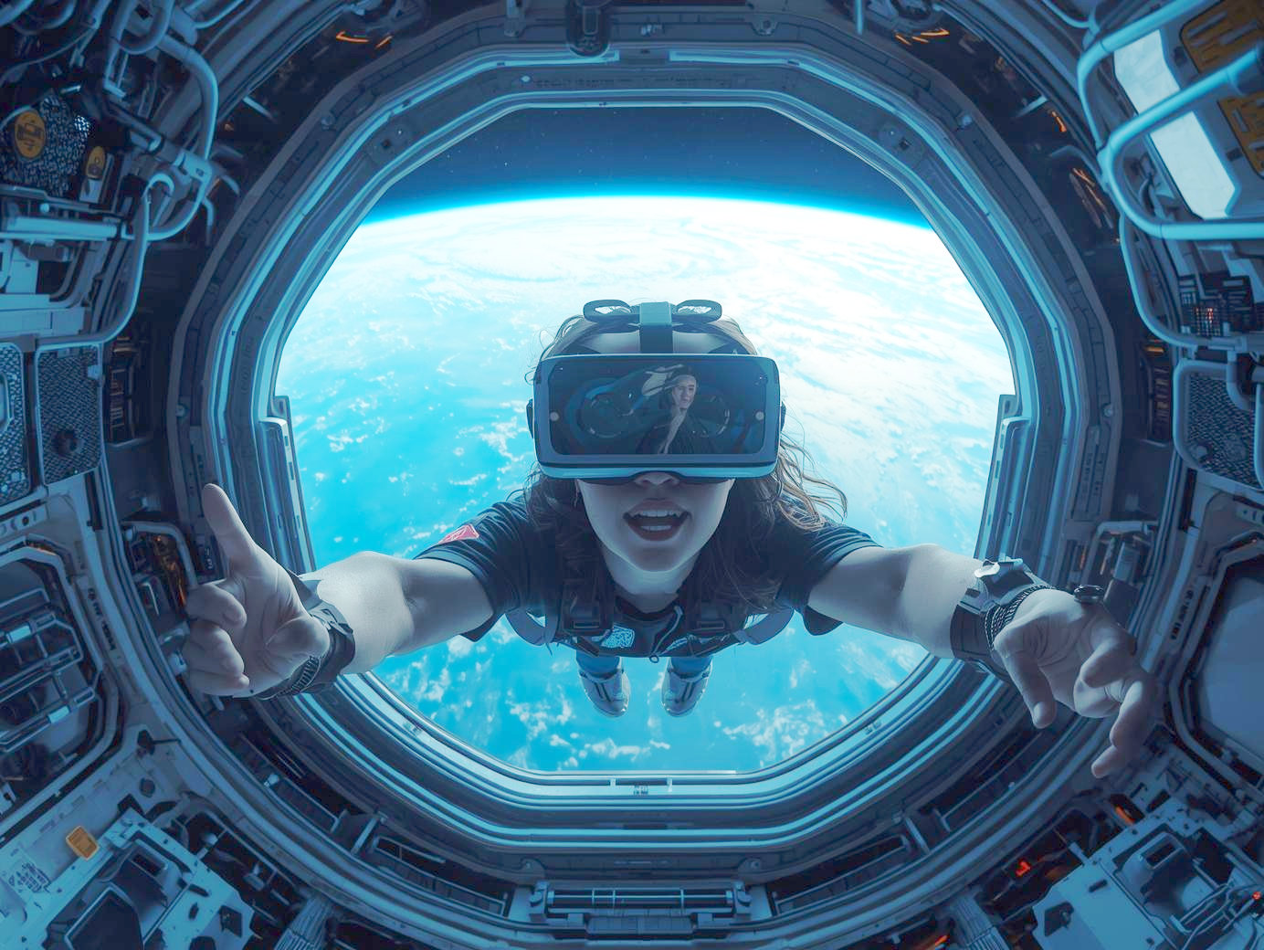 Mit VR Brille ISS erkunden